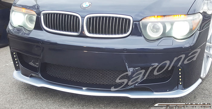 Custom BMW 7 Series  Sedan Front Add-on Lip (2002 - 2004) - $299.00 (Part #BM-087-FA)